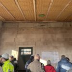 Besichtigung des Rohbaus Funktionsgebäude