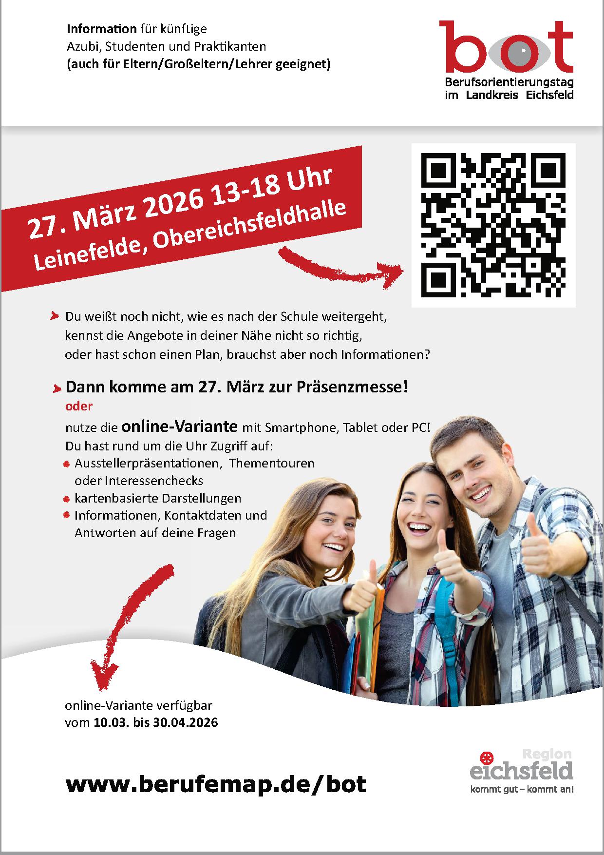 Berufsorientierungstag im Landkreis Eichsfeld