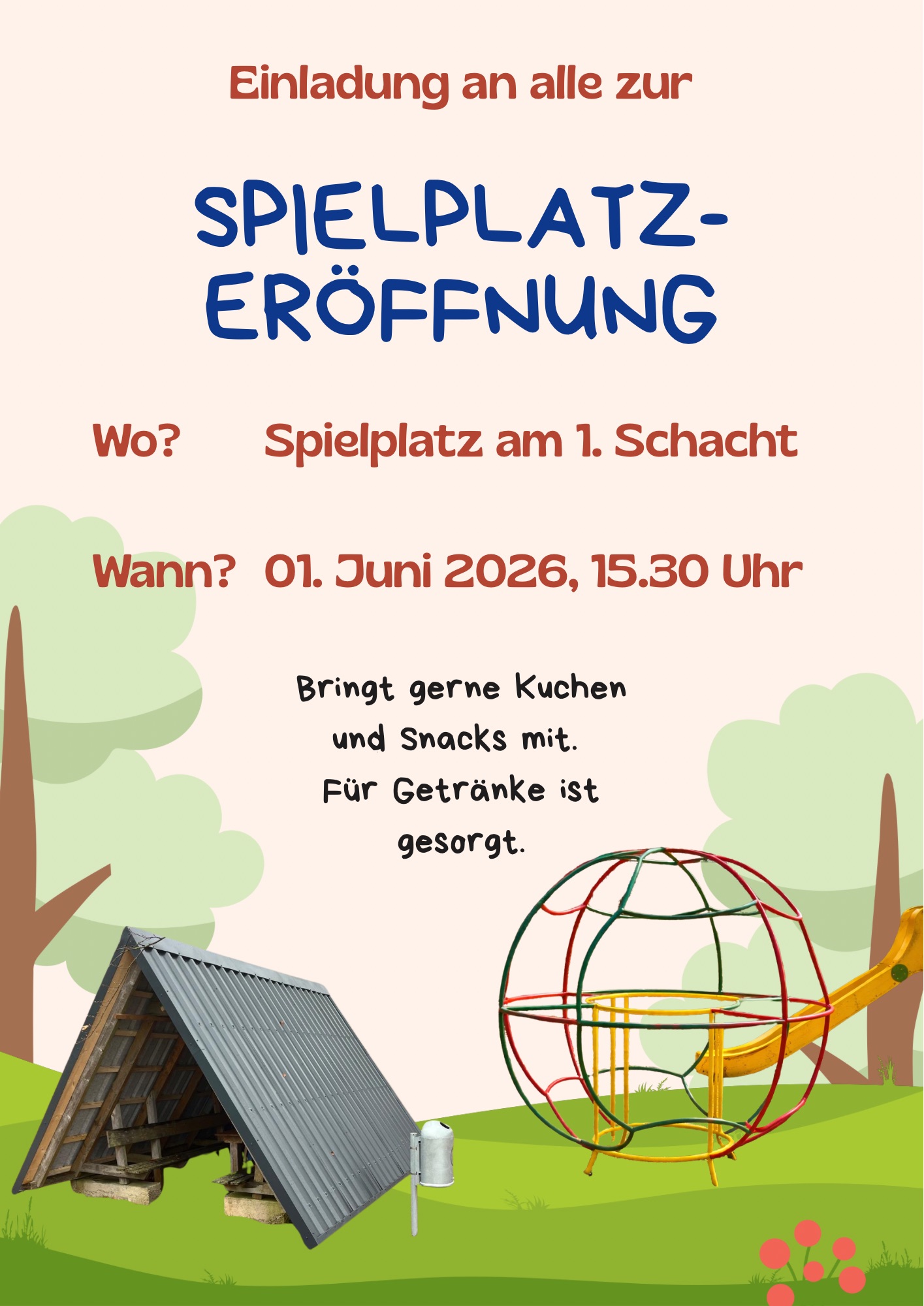 Eröffnung Spielplatz 1. Schacht Hüpstedt Eröffnung Spielplatz 1. Schacht Hüpstedt