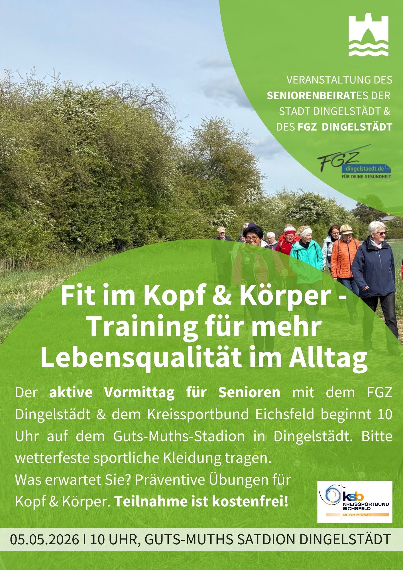 Aktiver Vormittag für Senioren: Fit im Kopf & Körper – Traning für mehr Lebensqualität im Alltag