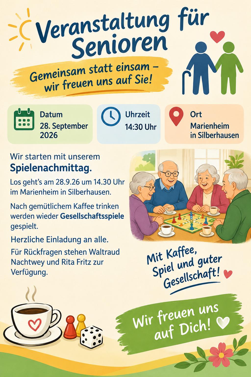 Spielenachmittag in Silberhausen