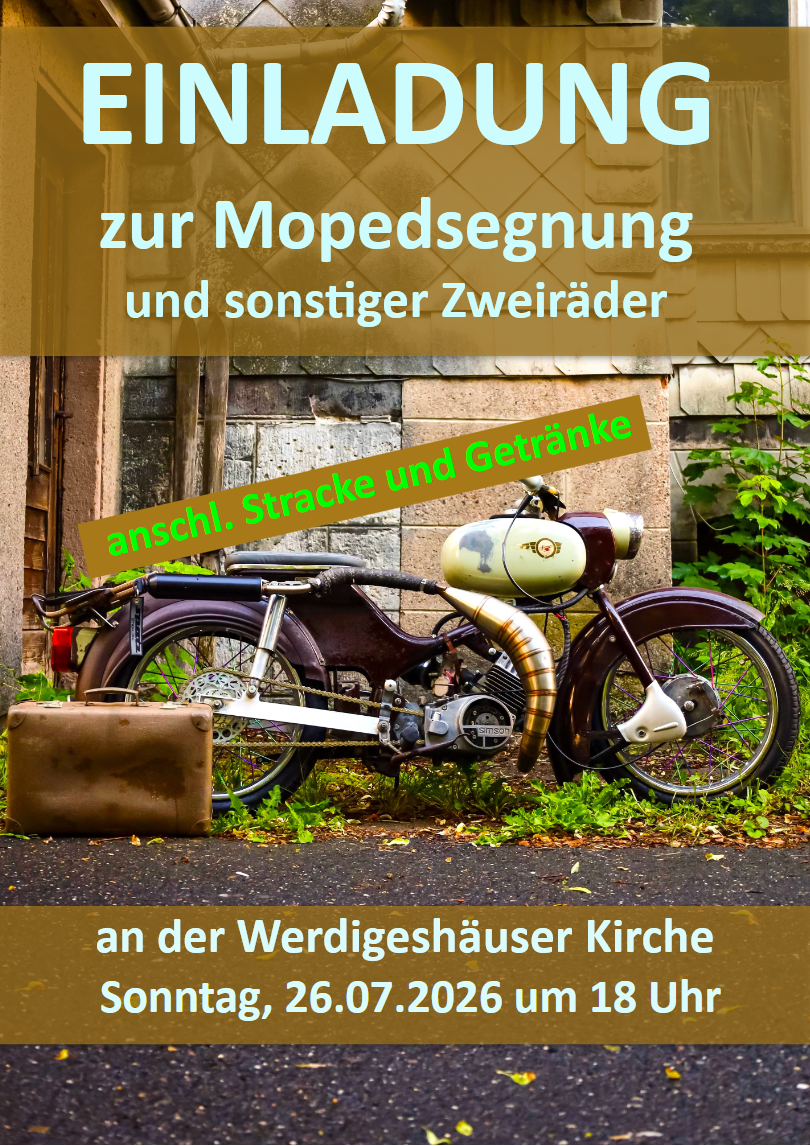Mopedsegnung in Kefferhausen