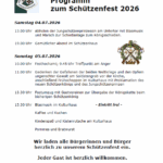 Programm Schützenfest Bickenriede 2026