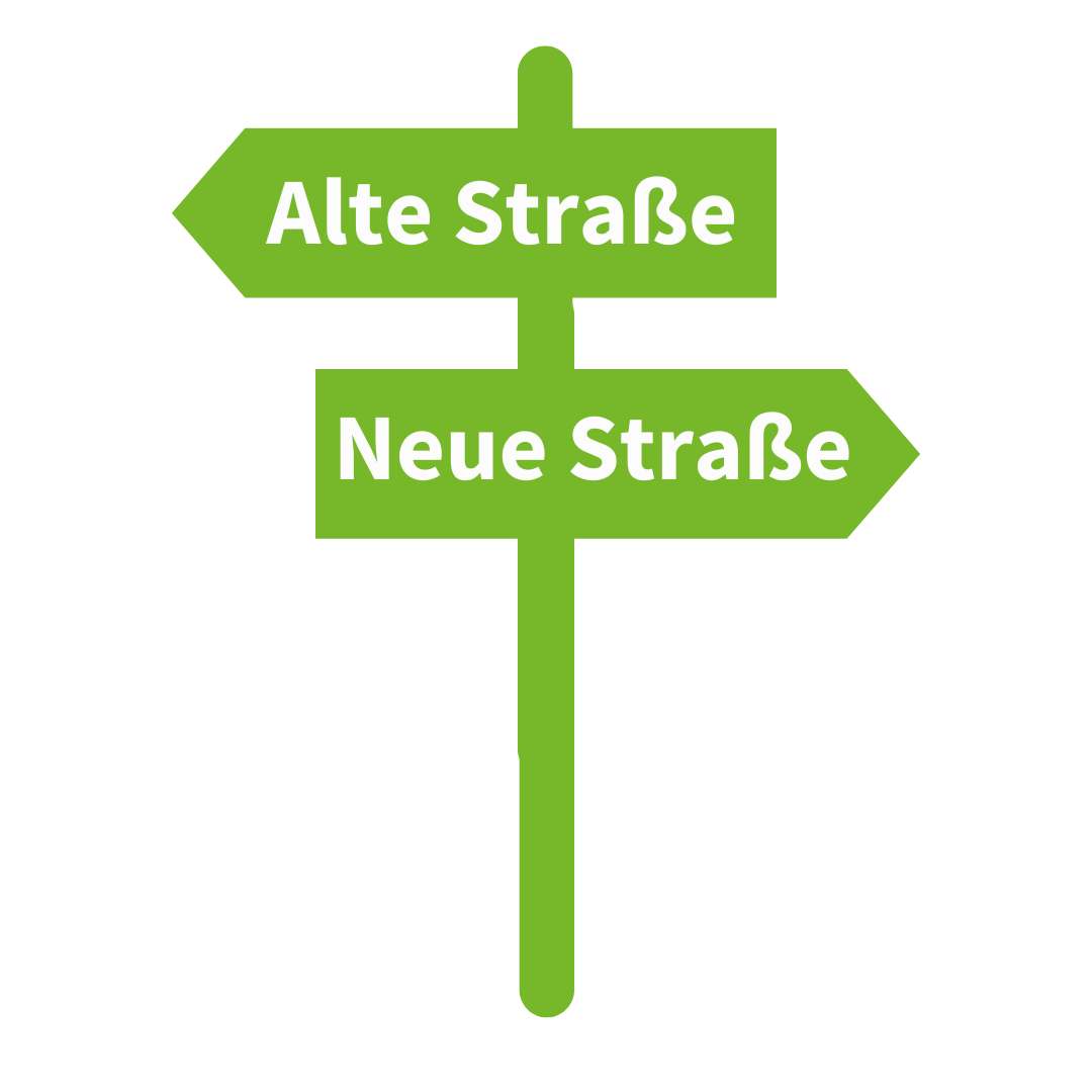 Symbolbild eines Straßennamen