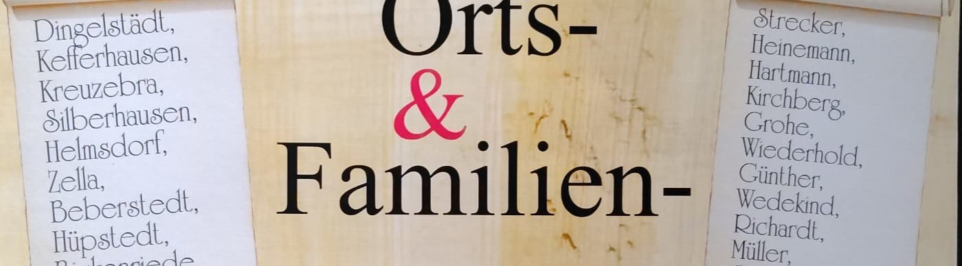 Plakat Namensforschung