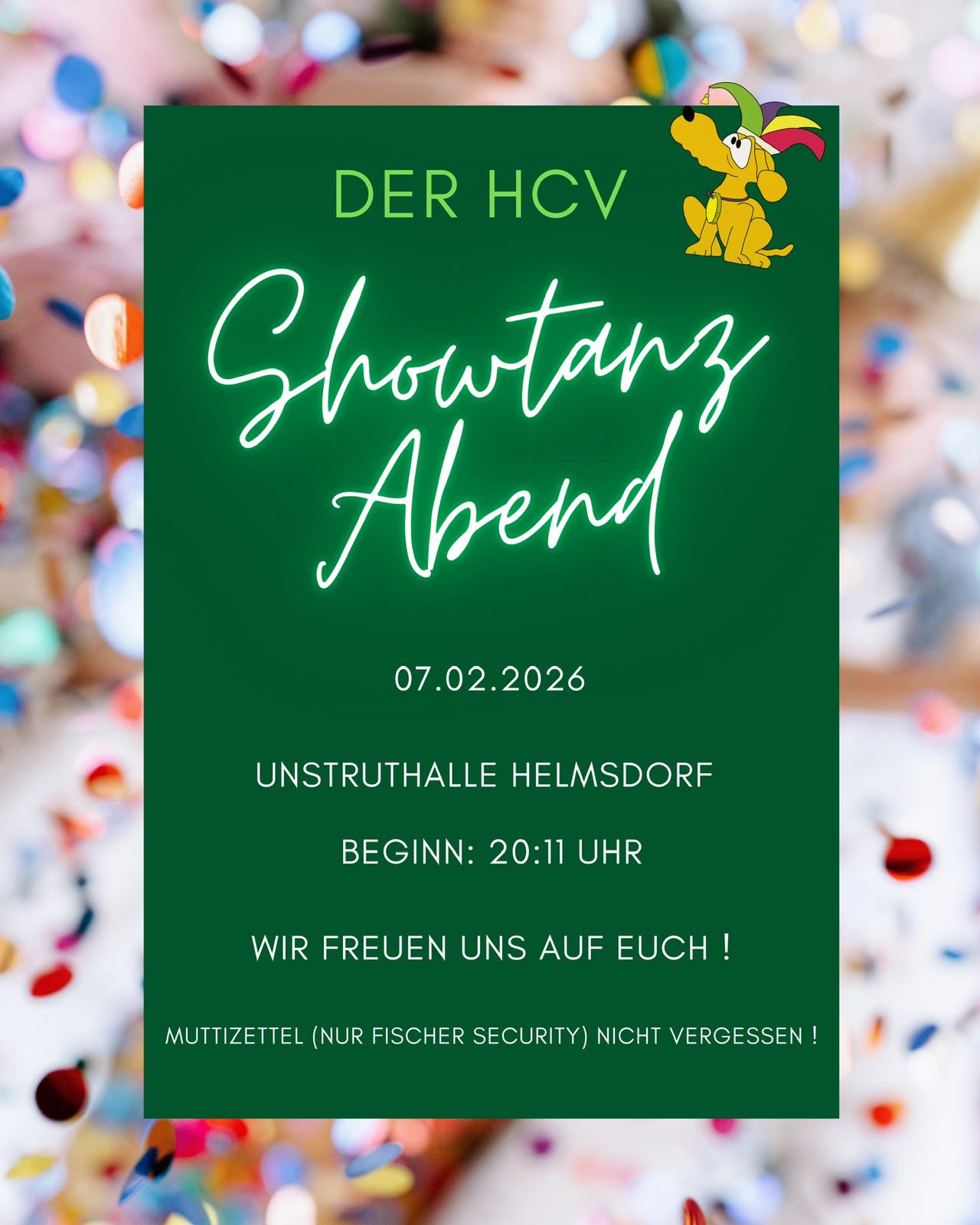 Showtanzabend des HCV