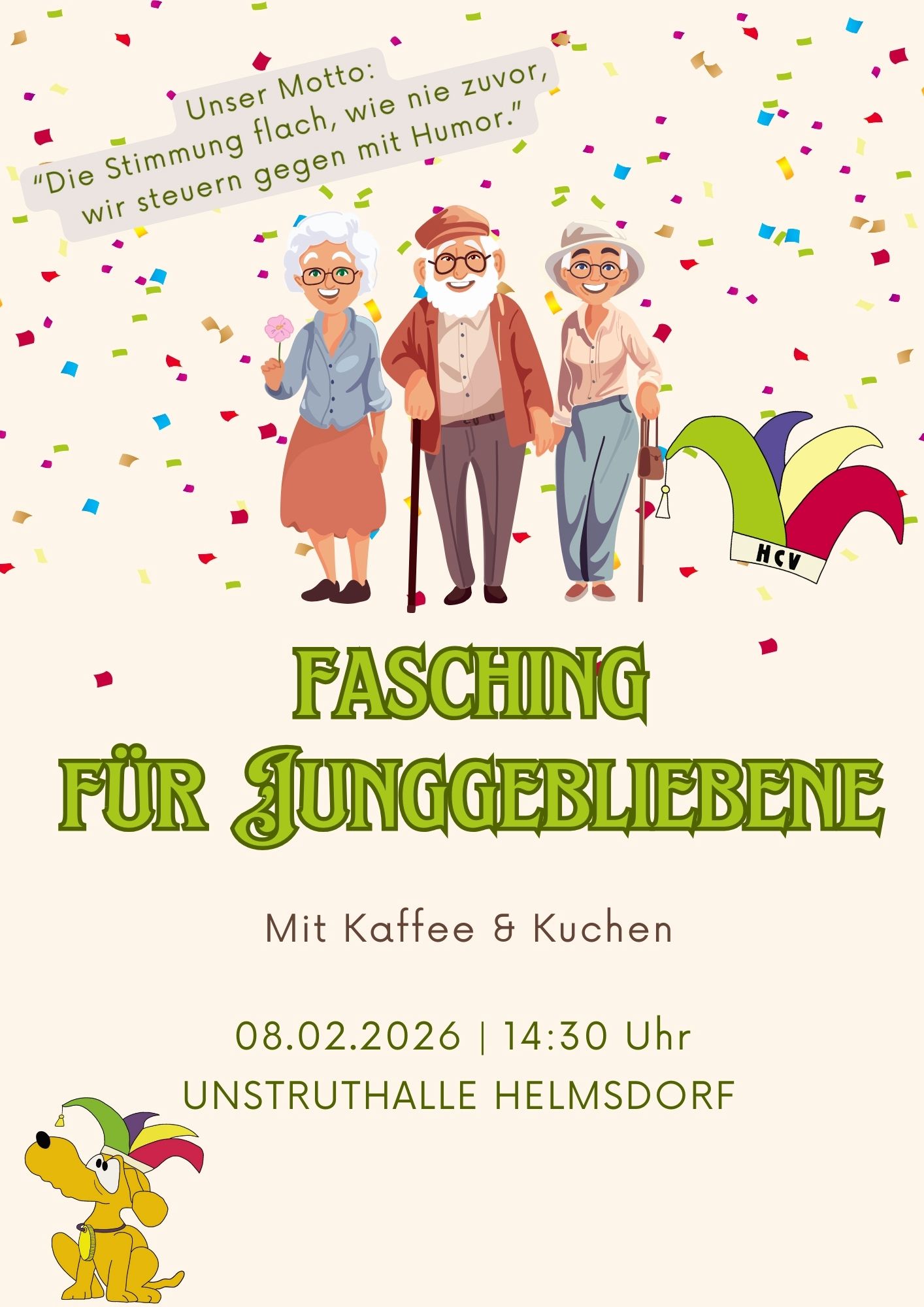 Fasching für Junggebliebene