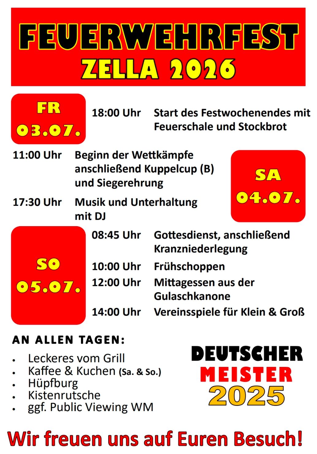 Feuerwehrfest in Zella