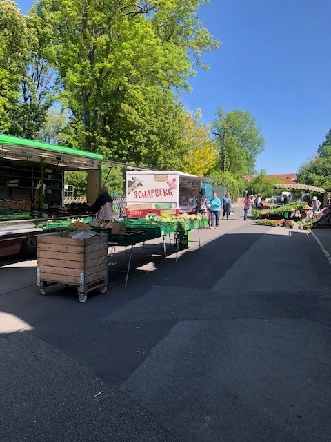 Wochenmarkt in der Marktstraße