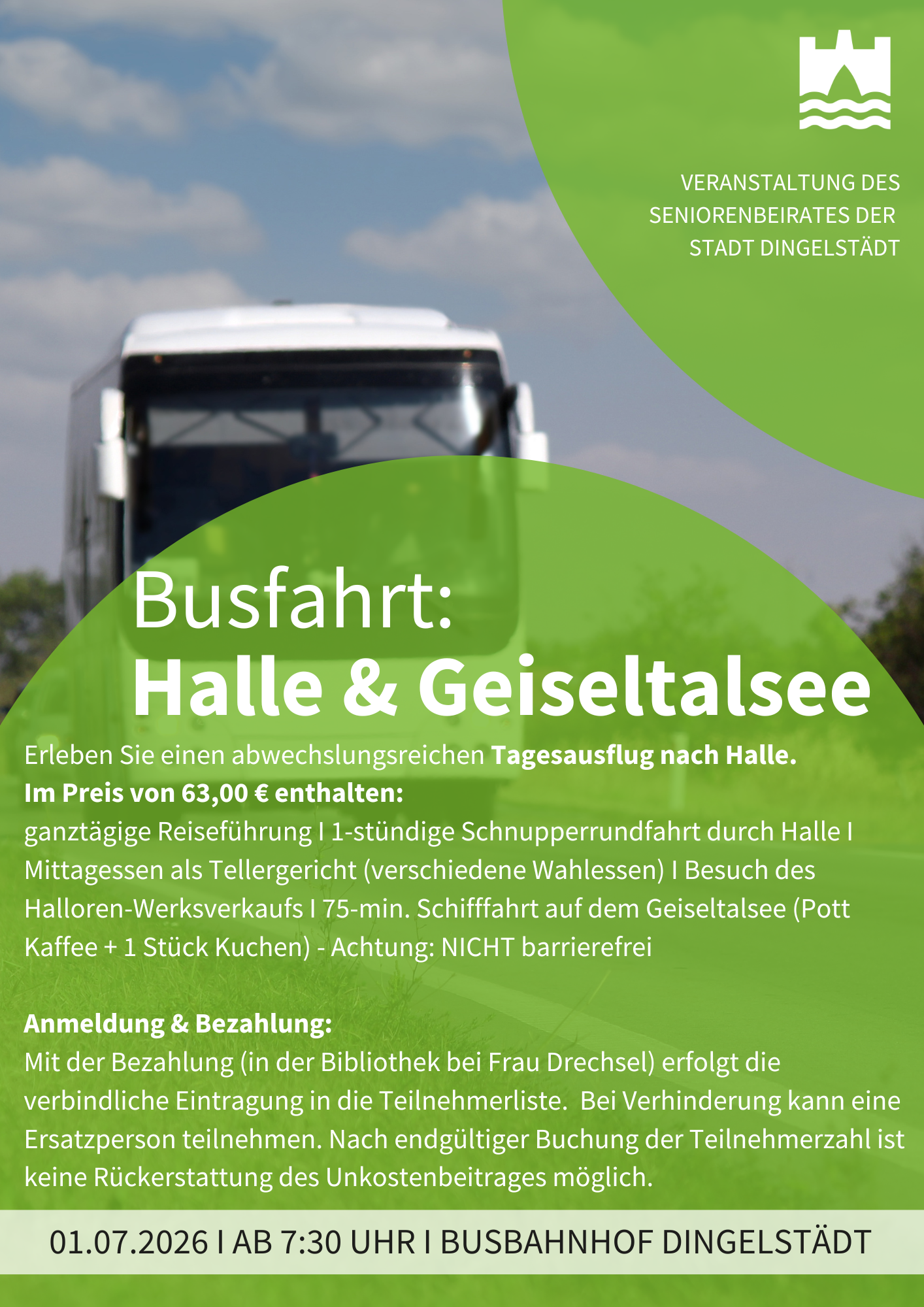 Busfahrt - Halle & Geiseltalsee